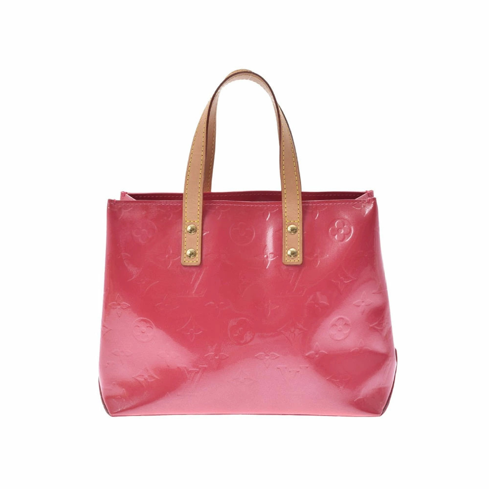 LOUIS VUITTON Vernis Lead Framboise Monogram Handbag